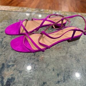 Banana Republic Vibrant Purple Strappy Sandals